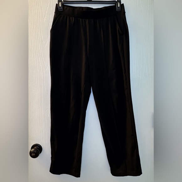 Mondetta solid black casual athletic pull‎ on joggers pants women’s medium - Picture 1 of 9
